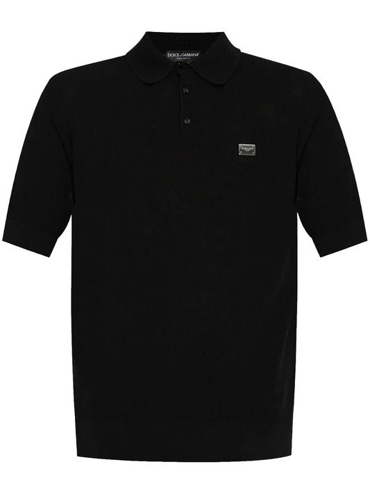Dolce & Gabbana Men's Black Polo Shirt – Size 50 – Ref BADD3