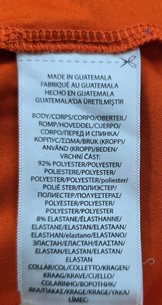 Polo Ralph Lauren Men's Orange Performance Polo Shirt Size L