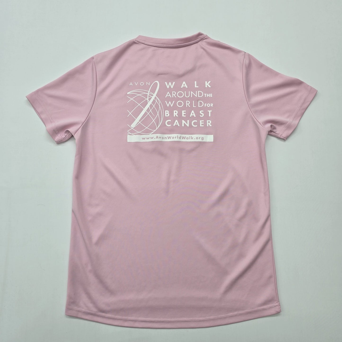 Reebok Unisex Pink Breast Cancer Awareness T-Shirt Size M PlayDry Logo