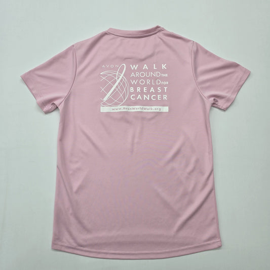 Reebok Unisex Pink T-Shirt – Size M, Logo