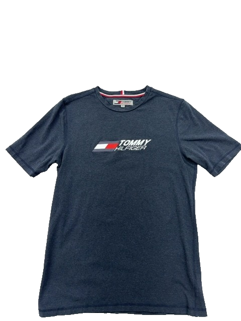 Tommy Hilfiger Men's M Grey Short Sleeve Crewneck T-Shirt
