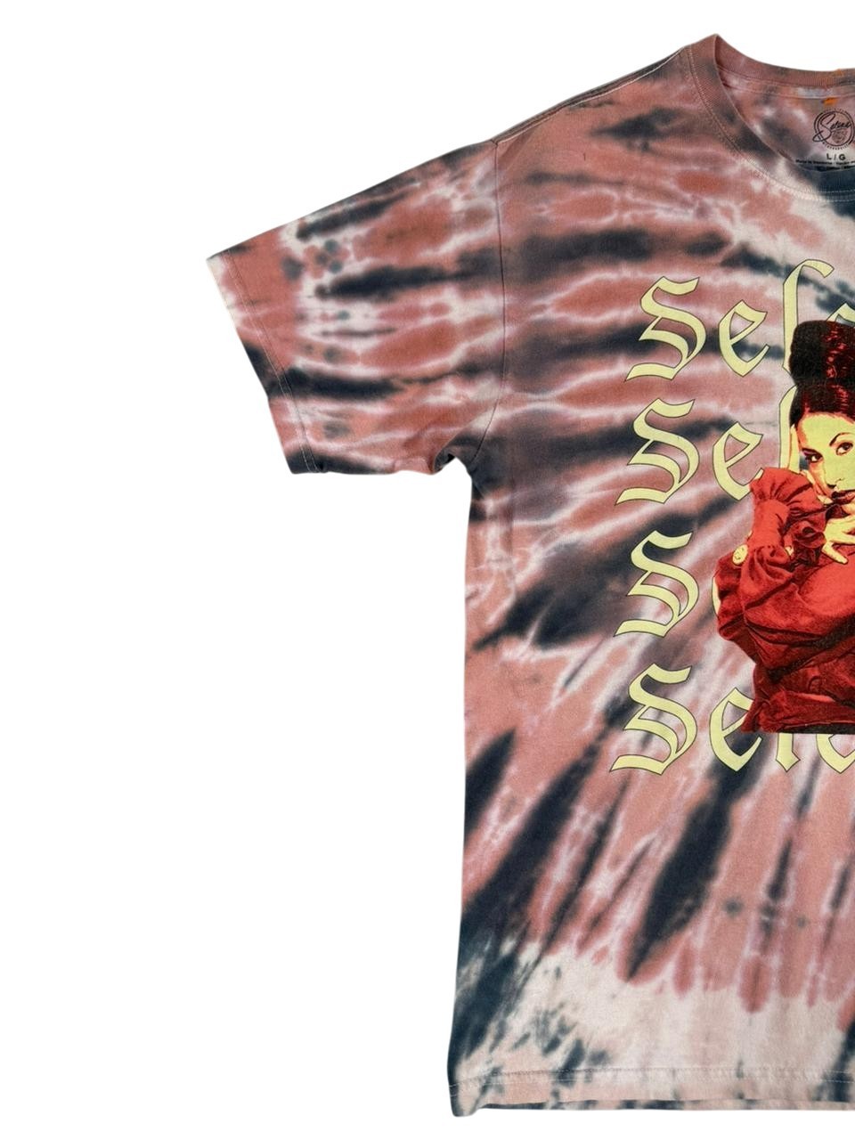 Selena Quintanilla Men's Tie Dye Graphic T-Shirt Official Merchandise Size Large