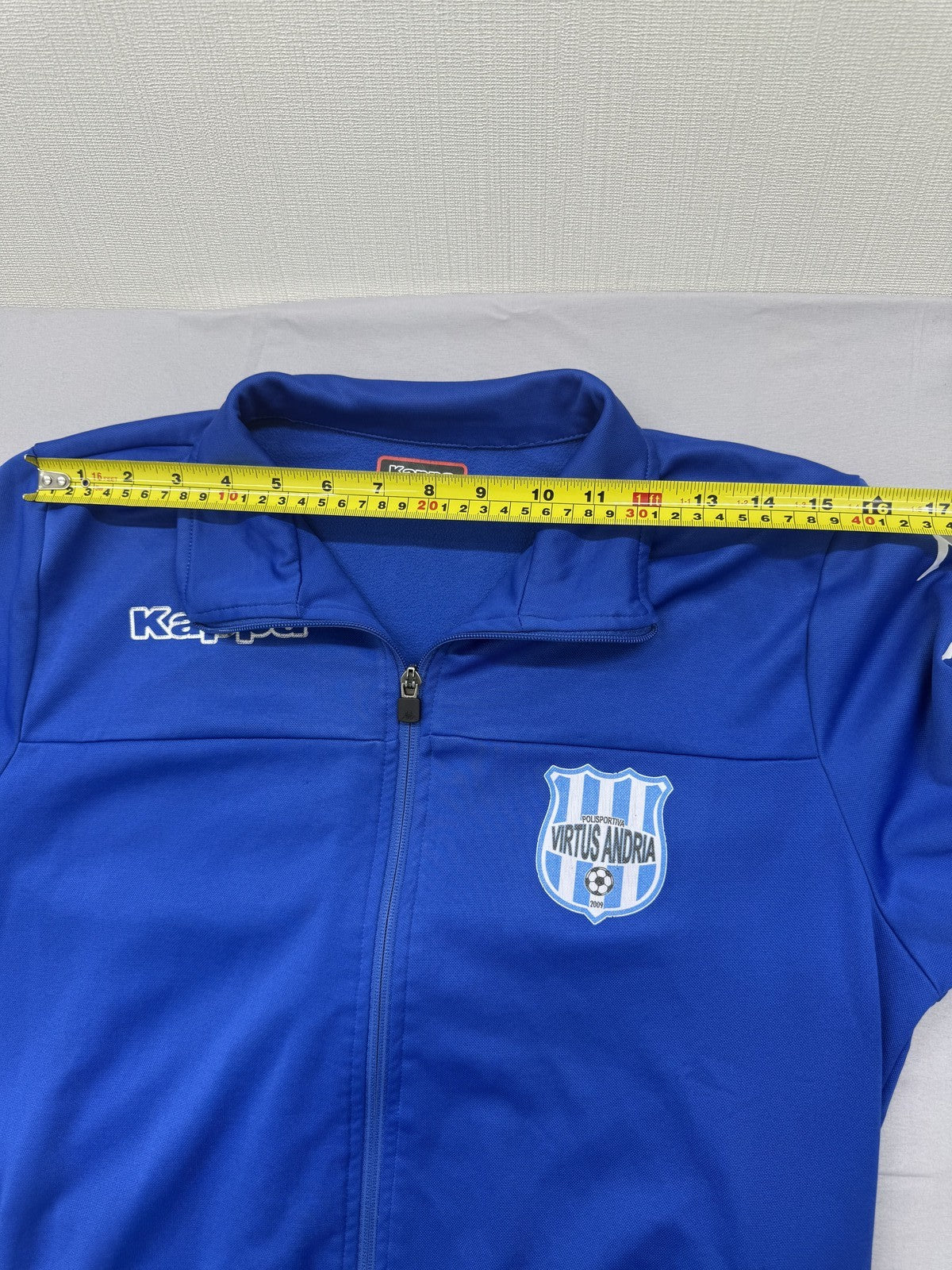 Kappa Men's Blue Track Jacket Med Full Zip Vintage Polyester