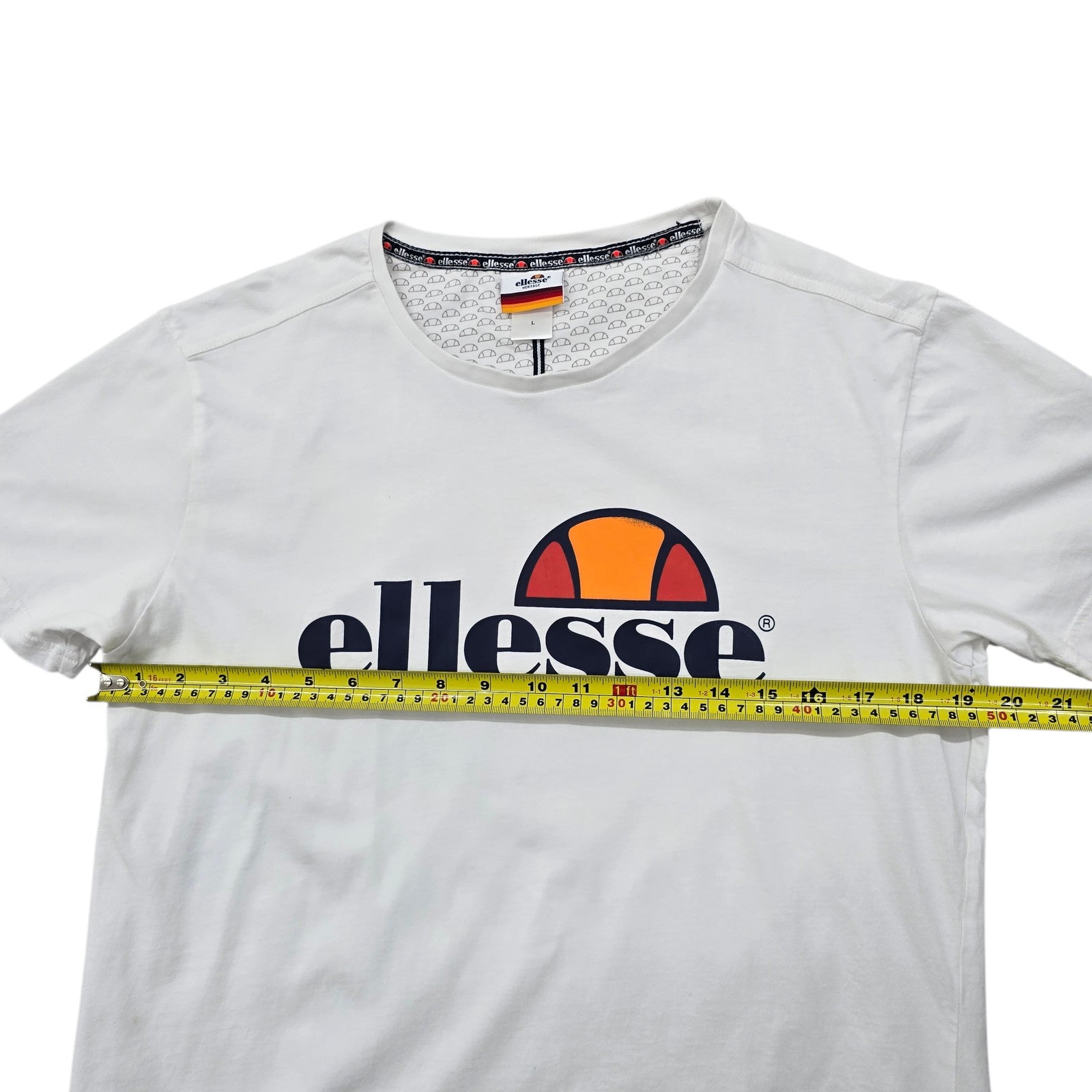 Ellesse Men White T-Shirt size L product image 6