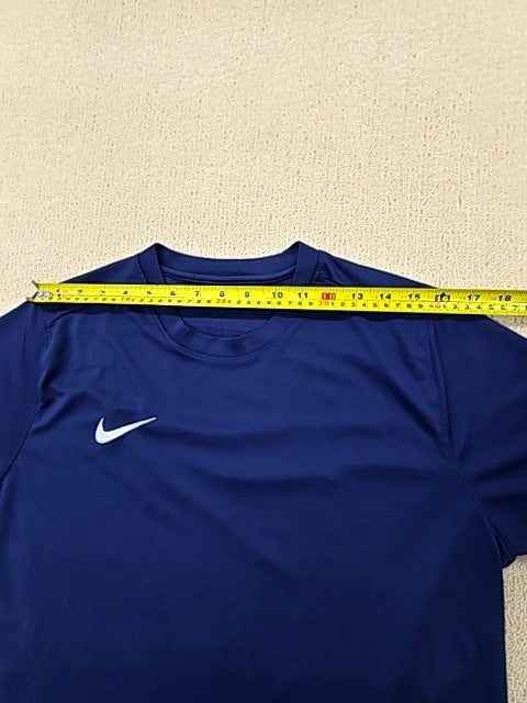 Nike Unisex Navy Dri-FIT Crewneck Short Sleeve Jersey Slim Fit