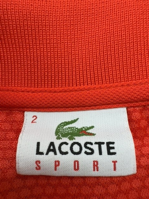 Lacoste Boys Red Polo Shirt size 2 product image 4