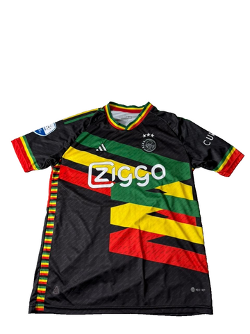 Ajax Amsterdam Ziggo Jersey Adidas Black Green Yellow Red Football Shirt