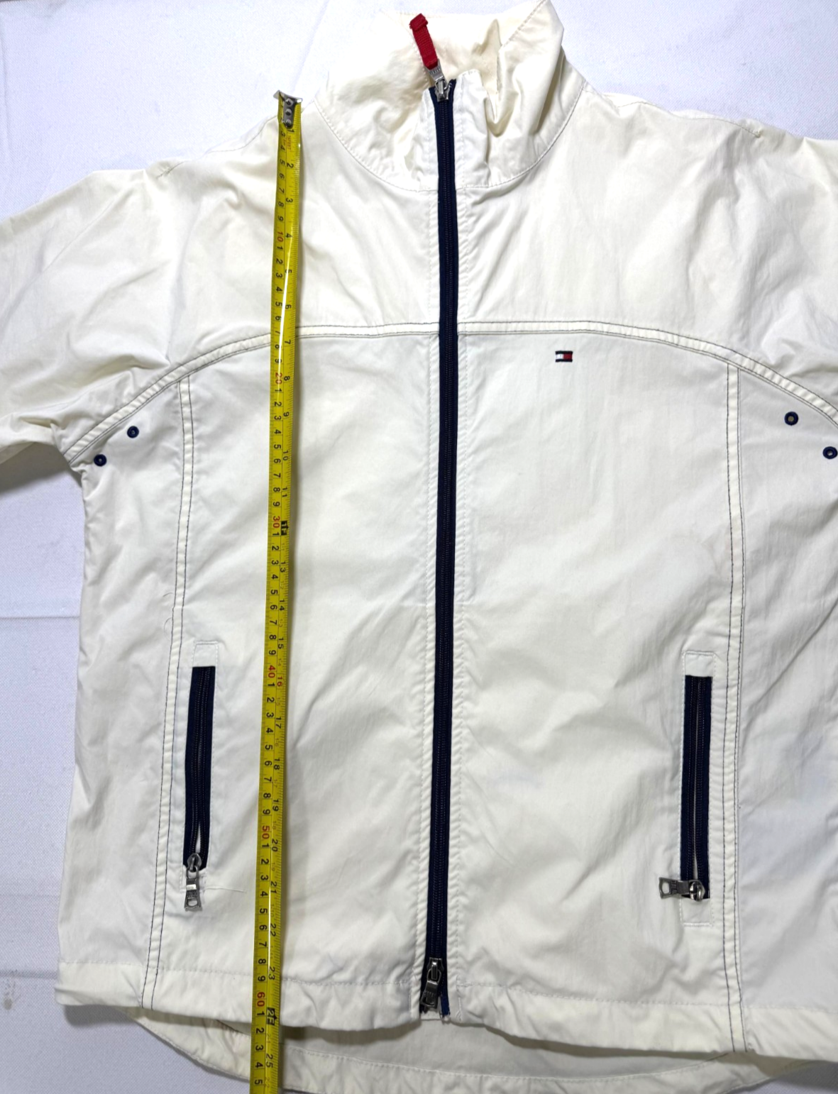 Tommy Hilfiger Men's Lightweight Active Water Resistant Hooded Rain Jacket - S