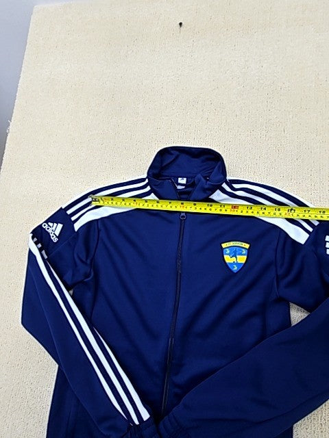Adidas Men's Navy Blue Primegreen Track Jacket Size S