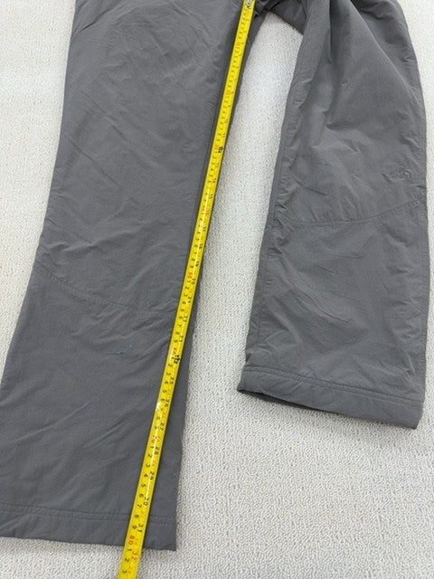 The North Face Women's Gray Nylon Pants M Regular Solid