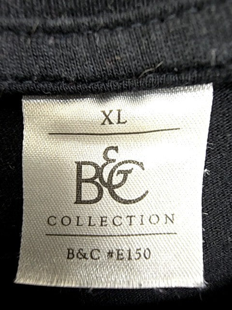 B&C Collection Men's Black Viking T-Shirt XL E150 Regular Fit