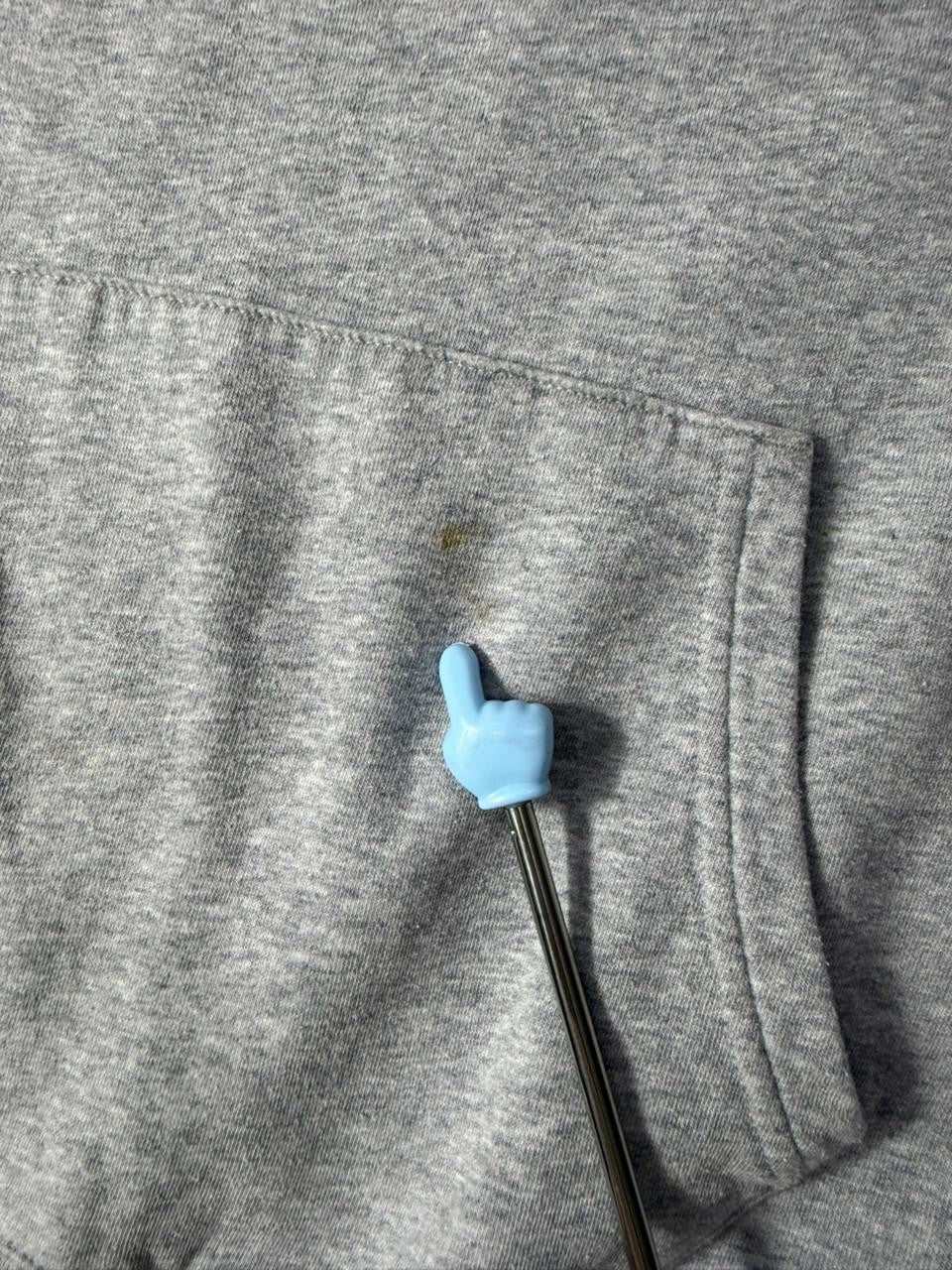 Levi's Gray Hoodie Men's Large L Relaxed Fit Pullover Fleece Sweatshirt