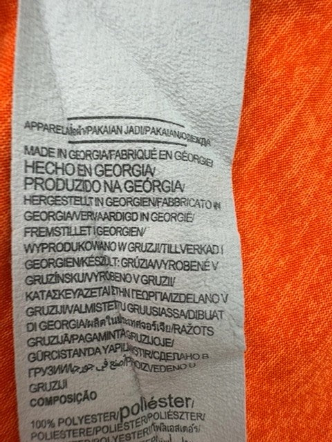 Under Armour Boys Orange Tech Tee Size M Short Sleeve NWOT