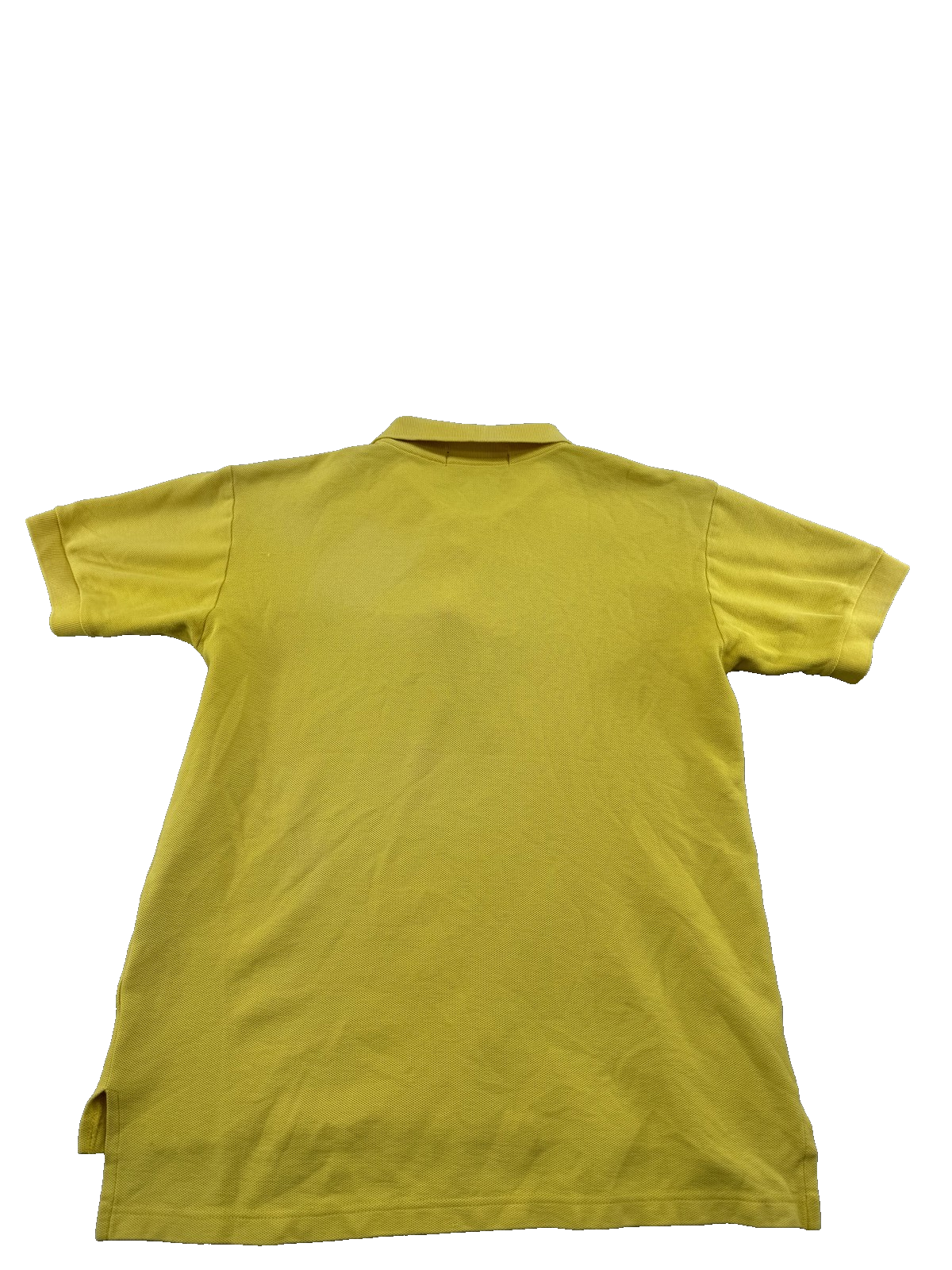 Polo Ralph Lauren Yellow Men's M Short Sleeve Polo Shirt Cotton