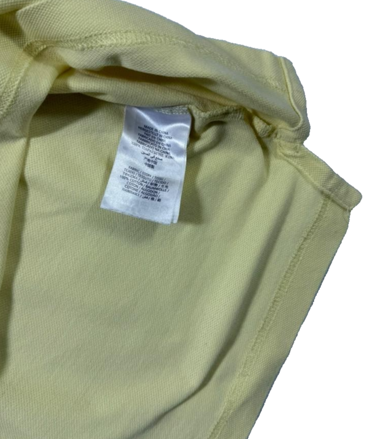 Gant Men's Regular Fit Pique Polo Shirt Yellow Size L