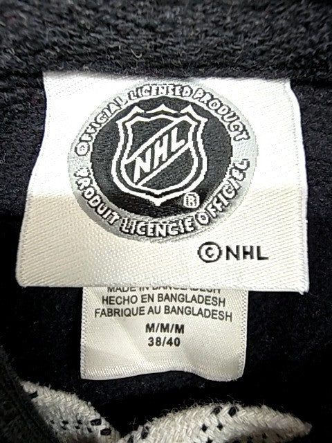Boston Bruins Men's Black Lace Up Fleece Pullover Hoodie Size M