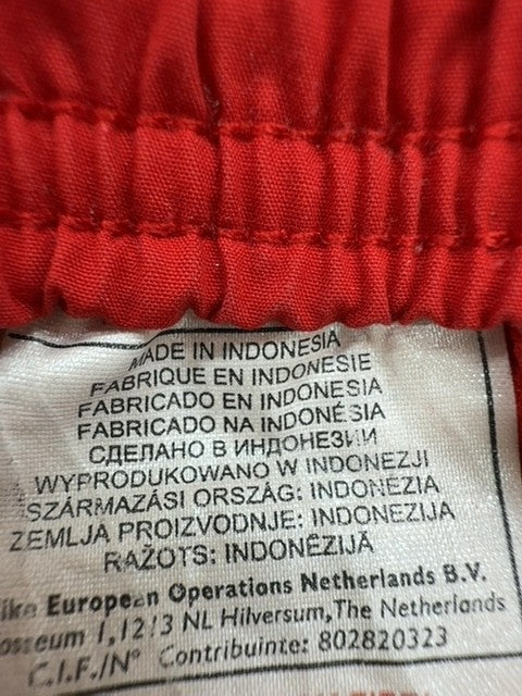 Nike Men's Red Track Pants XXL Relaxed Fit Sportswear