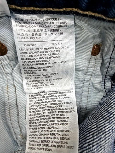 Levi's 501 Men's Med Wash Denim Shorts 34x30 Straight