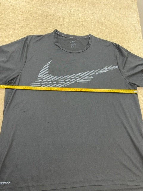 Nike Men's Dark Grey Heather Dri-FIT Fitness T-Shirt XXL