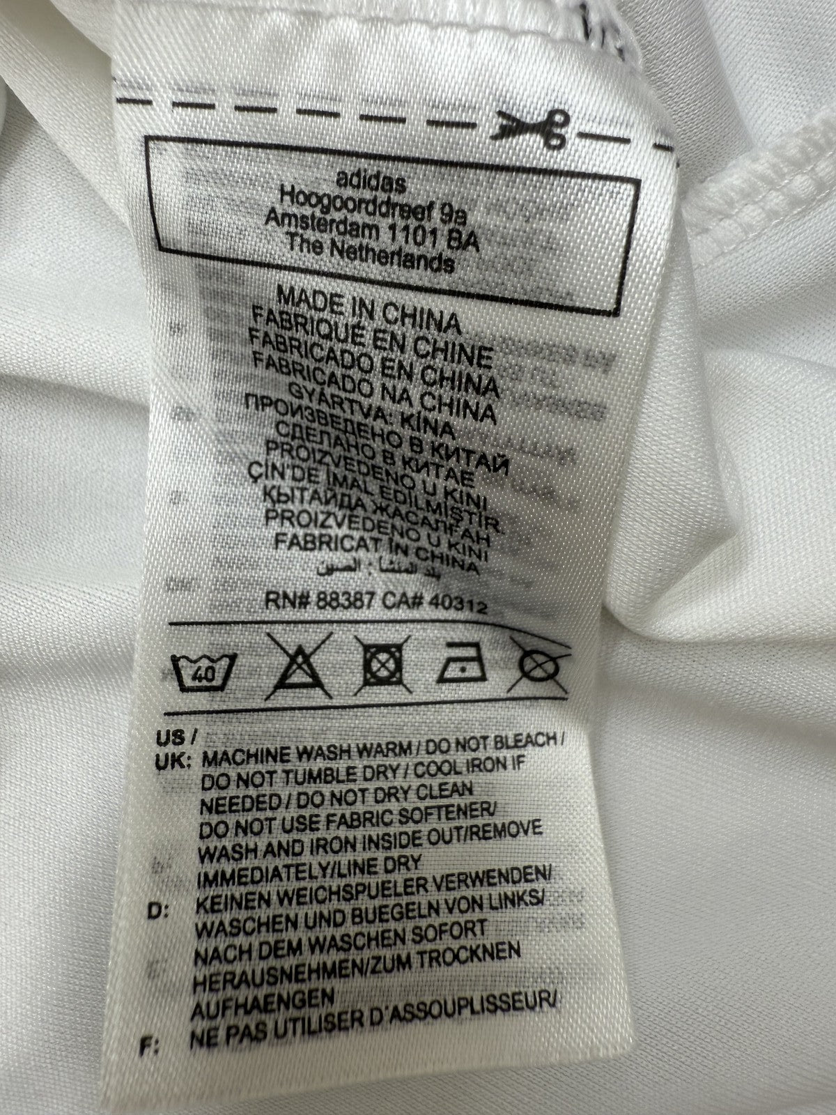 Adidas Men White Jersey product image 5