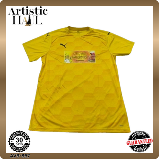 Puma Unisex Yellow T-Shirt – Size XL, Short Sleeve, Crew Neck