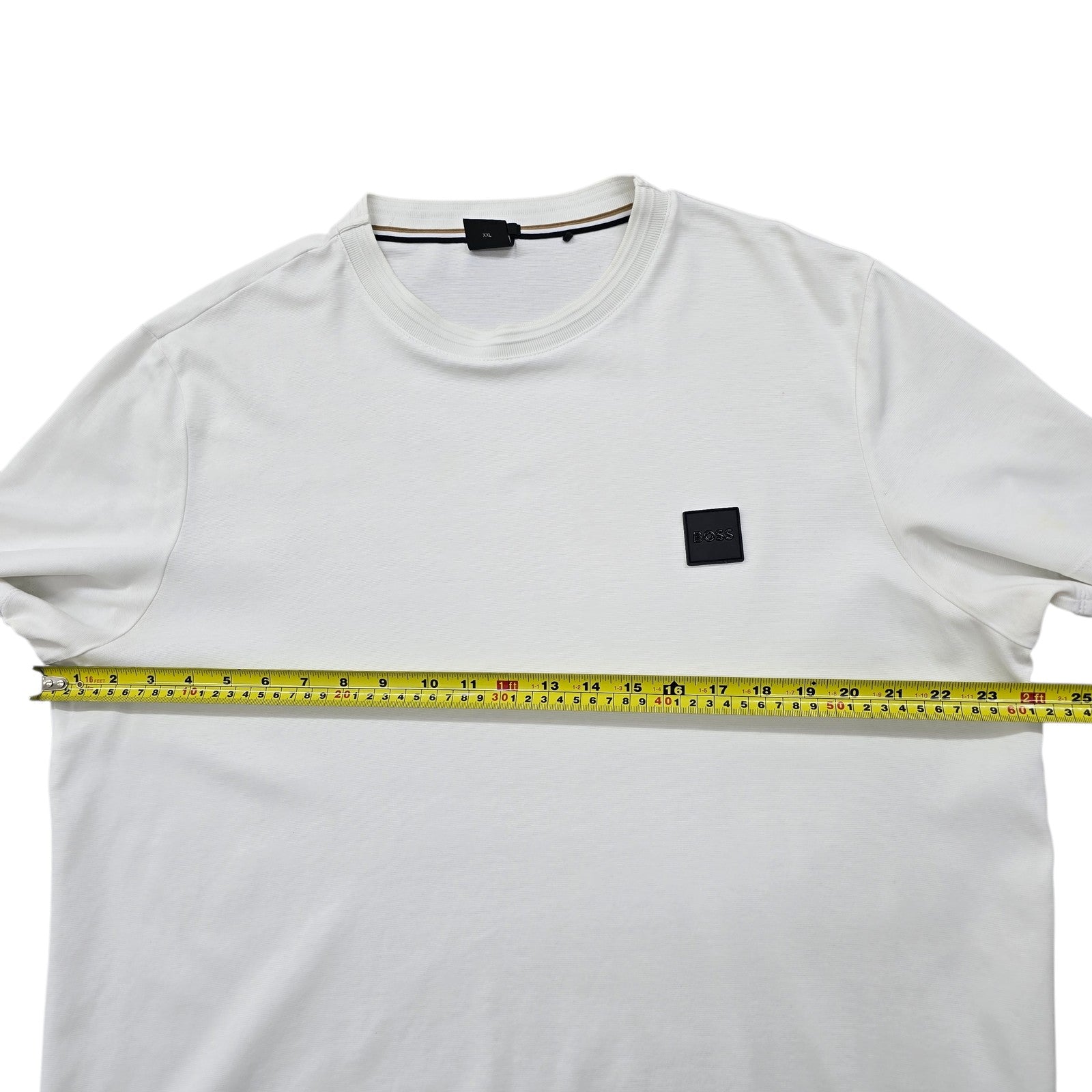 Hugo Boss Men White T-Shirt size XXL product image 7