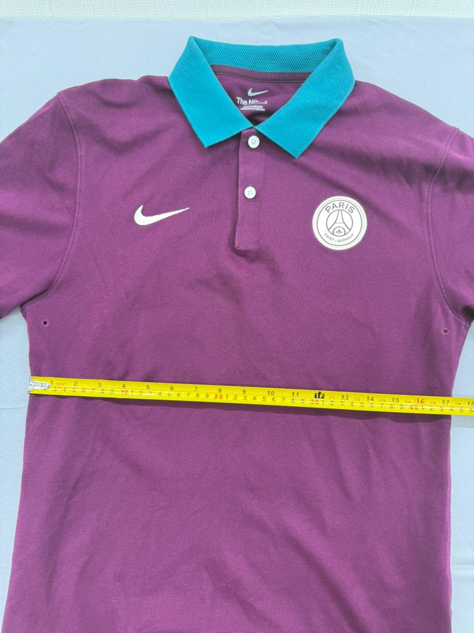 Nike Men's PSG Burgundy Dri-FIT Polo Size M