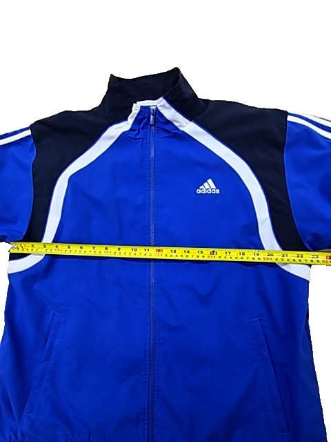 Adidas Men's Blue Clima365 Track Jacket XL Vintage