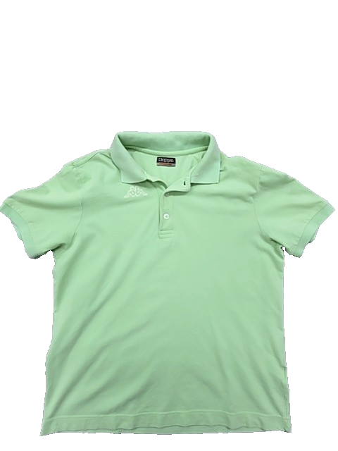 Kappa Unisex Green Polo Shirt – Size M, Short Sleeve, Cotton – Ref 81F9A