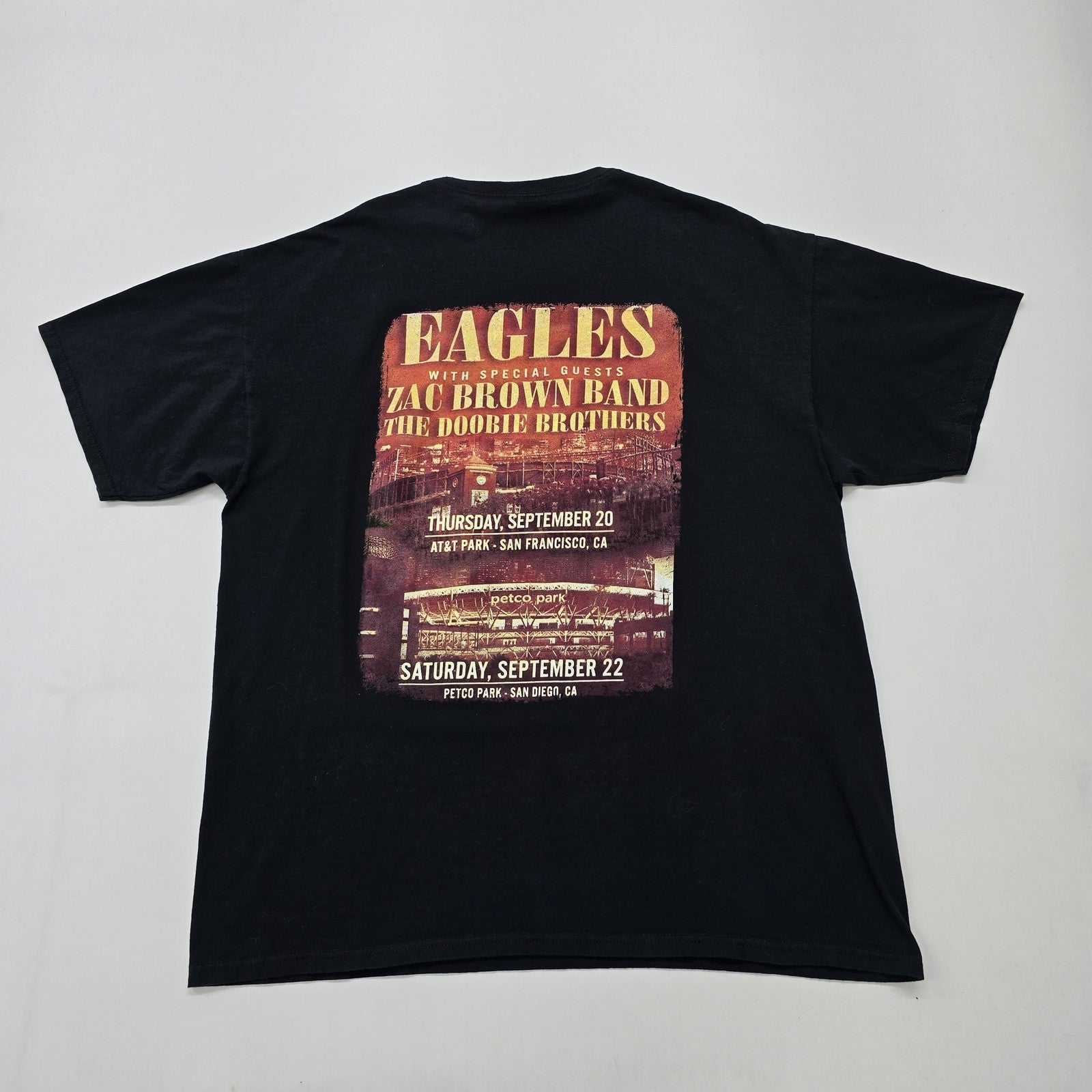 Fruit of the Loom Men Black T-Shirt size XL product image 2
