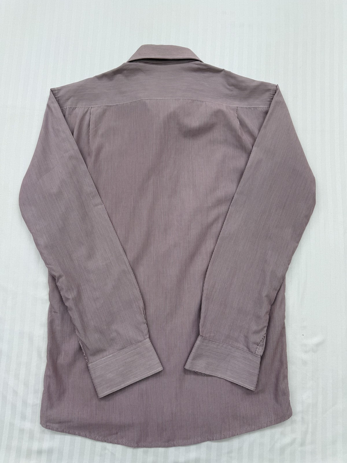 Valentino Rudy Mauve Striped L Long Sleeve Cotton Shirt Italy