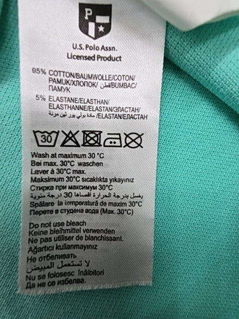 U.S. Polo Assn Men Green Polo Shirt size S product image 5
