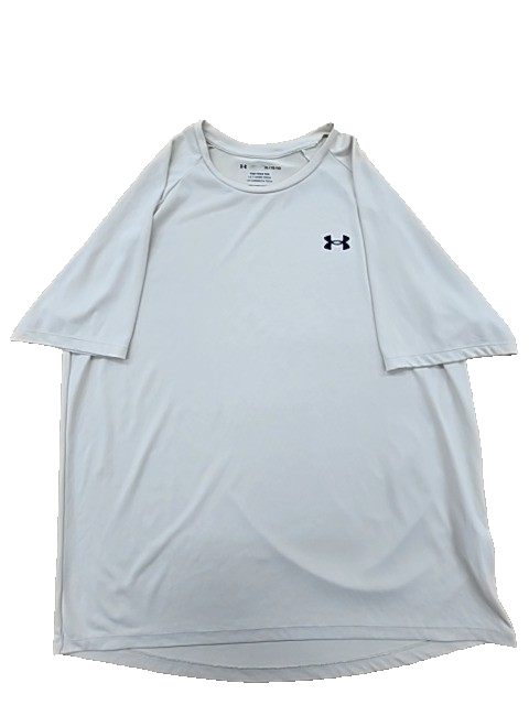 Under Armour Men's White T-Shirt – Size XL, Team Tech Loose team, Short Sleeve