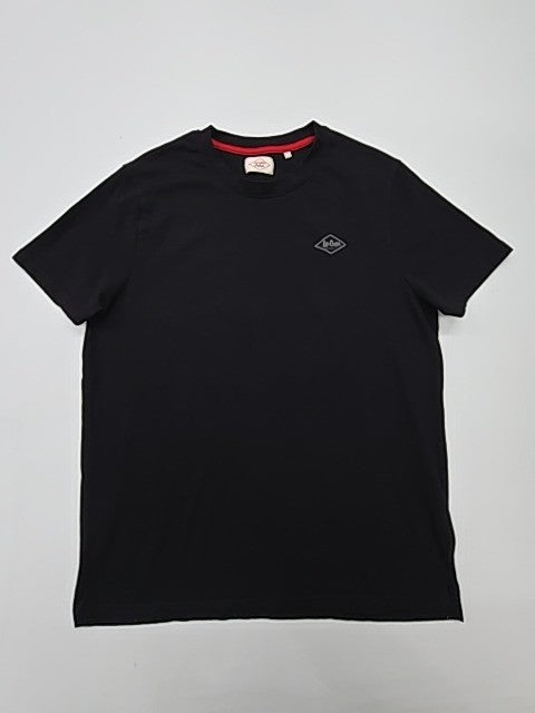 Lee Men's Black T-Shirt – Size L, Regular Fit, Logo