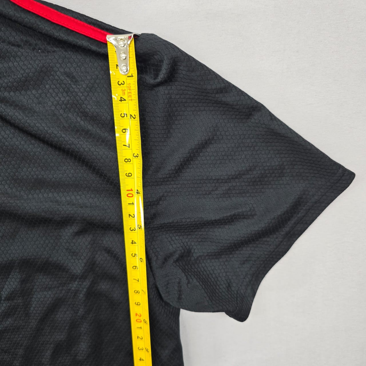 Adidas Men's Black Red Flamengo Soccer Jersey M Short Sleeve