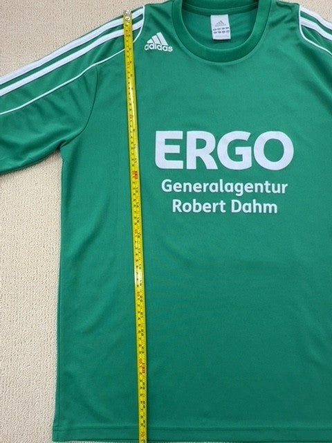Adidas Green Stripe Short Sleeve Crewneck T-Shirt L Unisex