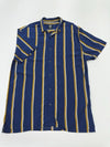FSbN Men's Blue Shirt – Size L, Slim Fit, Striped