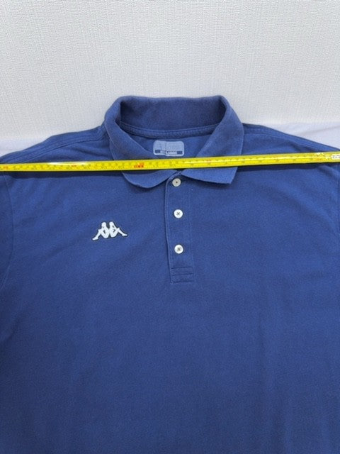 Kappa Men's XXXL Navy Polo Shirt 100% Cotton Embroidered