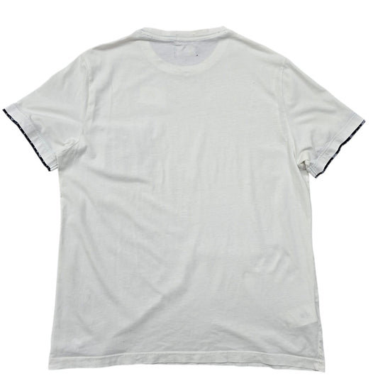 Fred Perry Men's White T-Shirt – Size L, Cotton