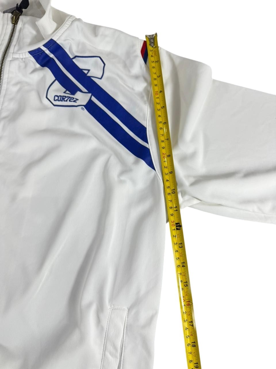 Nike White Full Zip Track Jacket Zip Up Sportswear Size XL