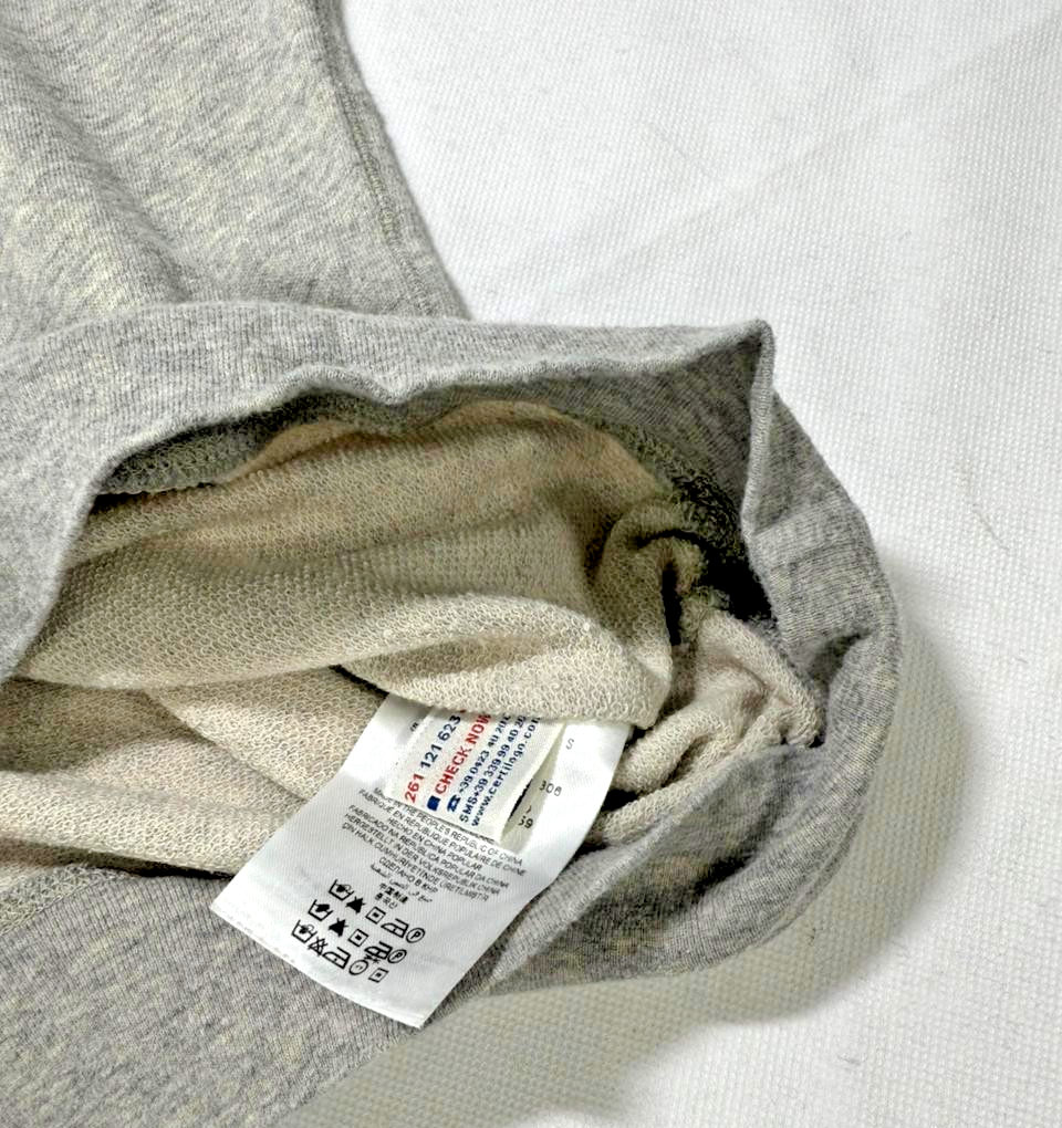 Moncler Grey Short Sleeve Sweatshirt For Women - Size M