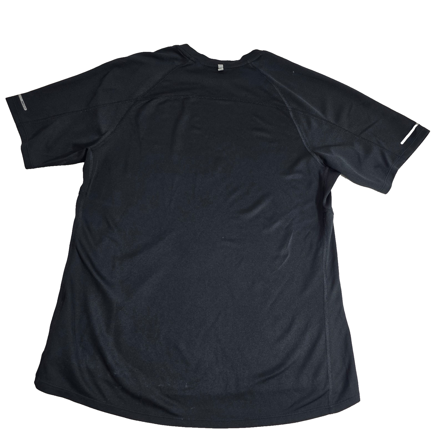 Nike Dri-FIT Men's Medium Black Running Training Athletic Short Sleeve T-Shirt