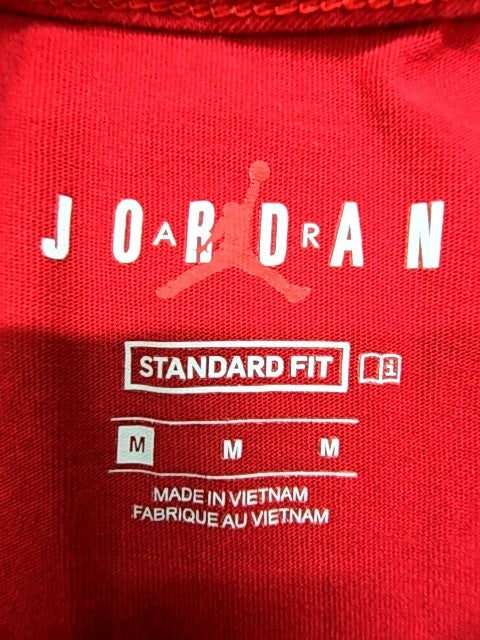 Jordan Red M Men's Short Sleeve T-Shirt Jumpman Cotton