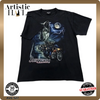 Rock Chang Men's Black T-Shirt – Size XL, Biker biker Biker One-off, Graphic