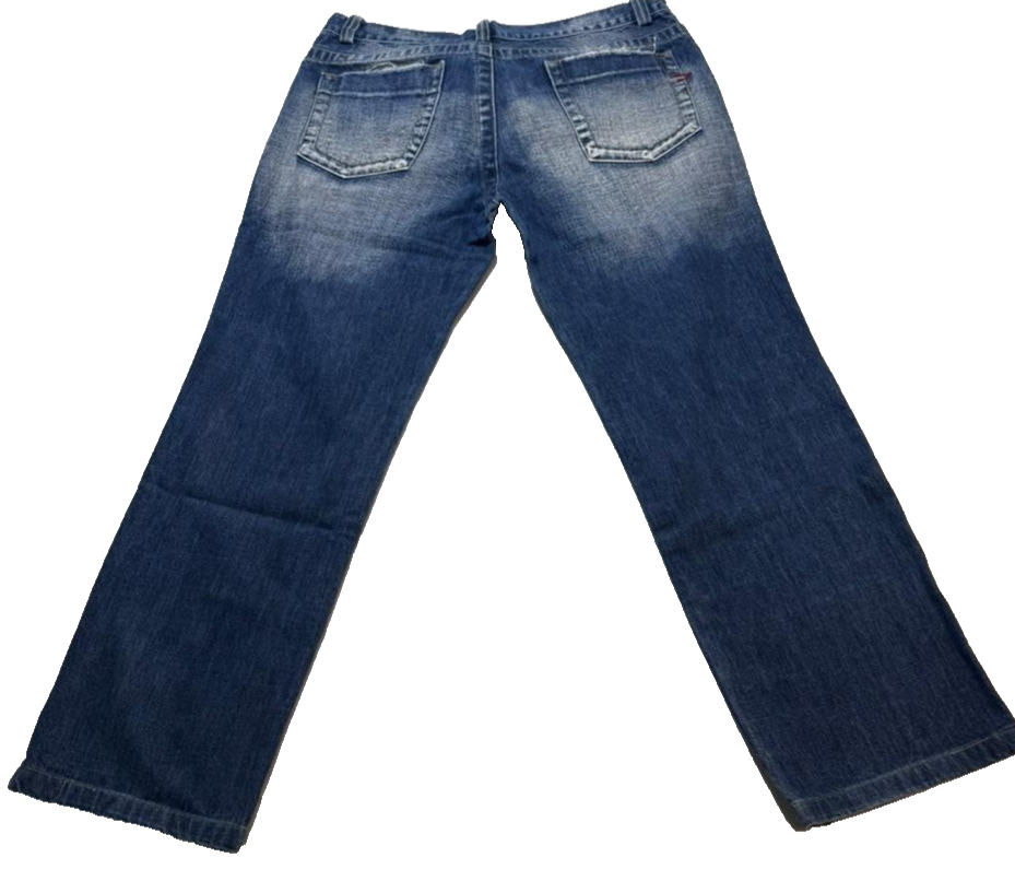 Diesel Industry Men's Blue Denim Jeans Straight Fit Cotton Pants Size 38