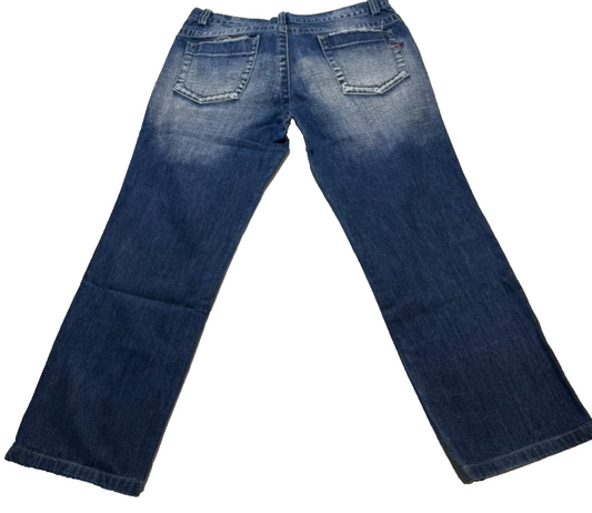Diesel Industry Men's Blue Denim Jeans Straight Fit Cotton Pants Size 38