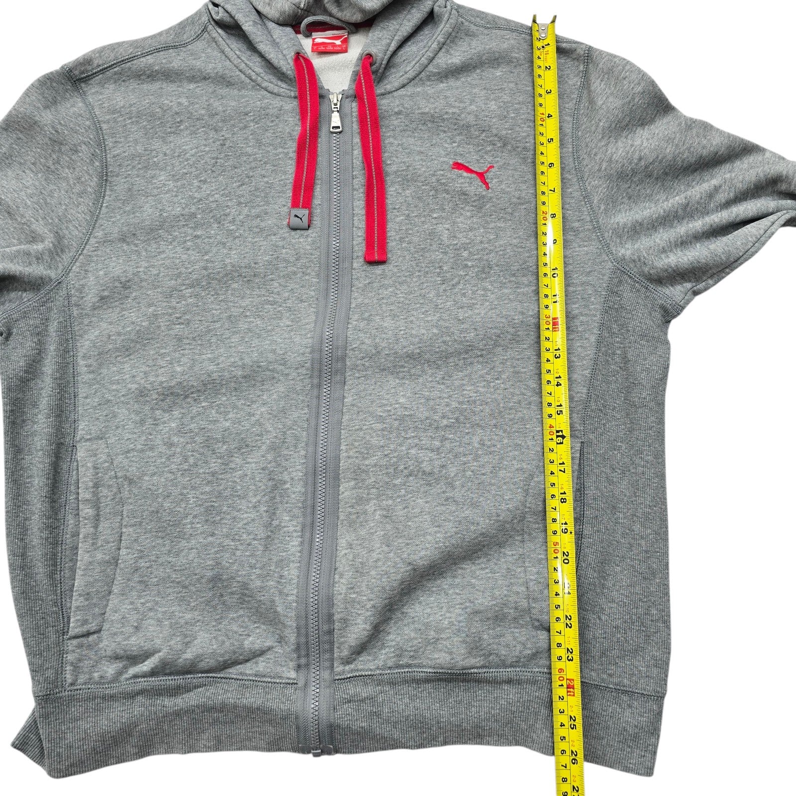 Puma Men Gray Hoodie size L product image 8