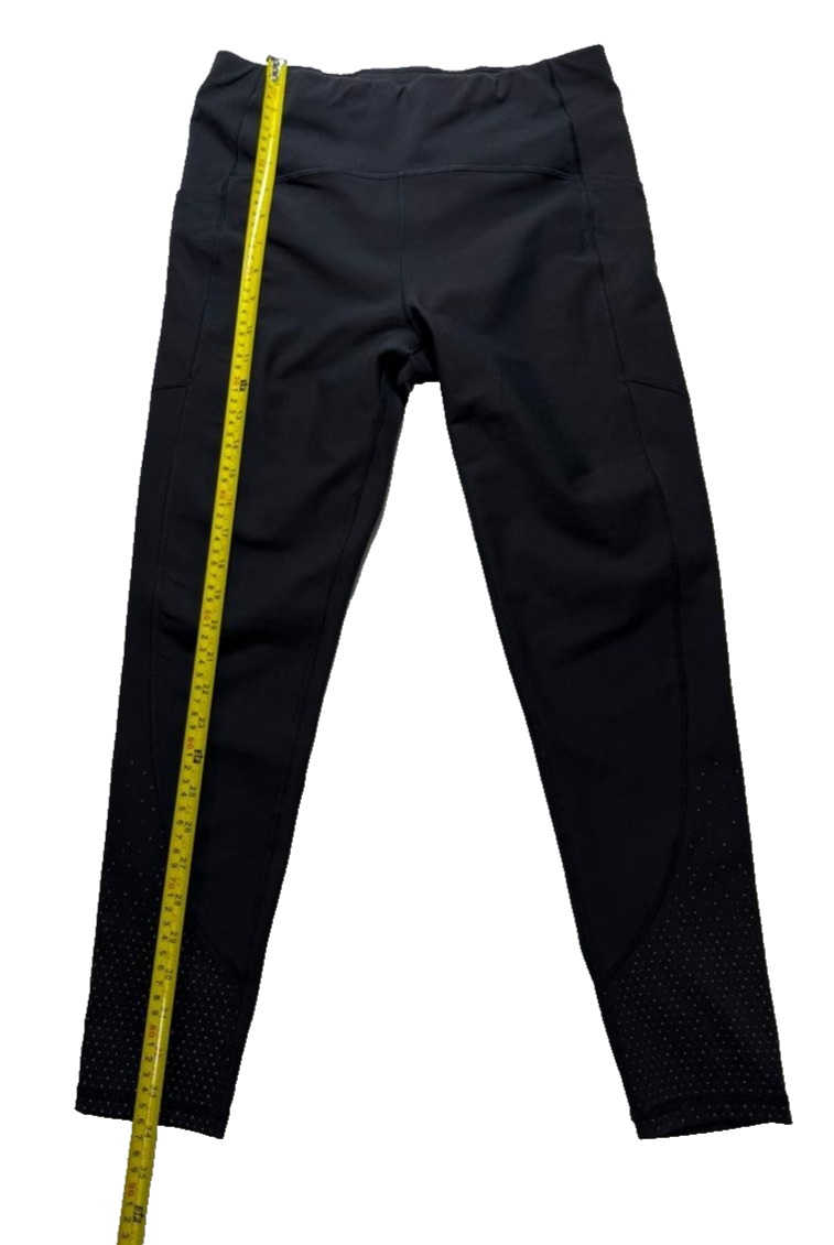 Lululemon Uncovered Strength High Rise Crop Leggings | SIZE 6 | Black
