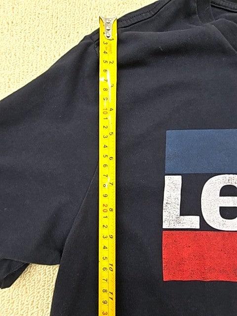 Levi's Men's Navy Cotton T-Shirt M Batwing Logo Crewneck