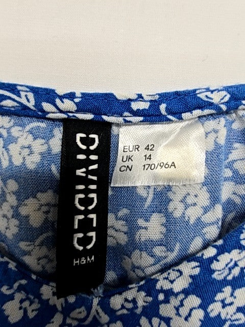 H&M Women Blue Dress product image 3